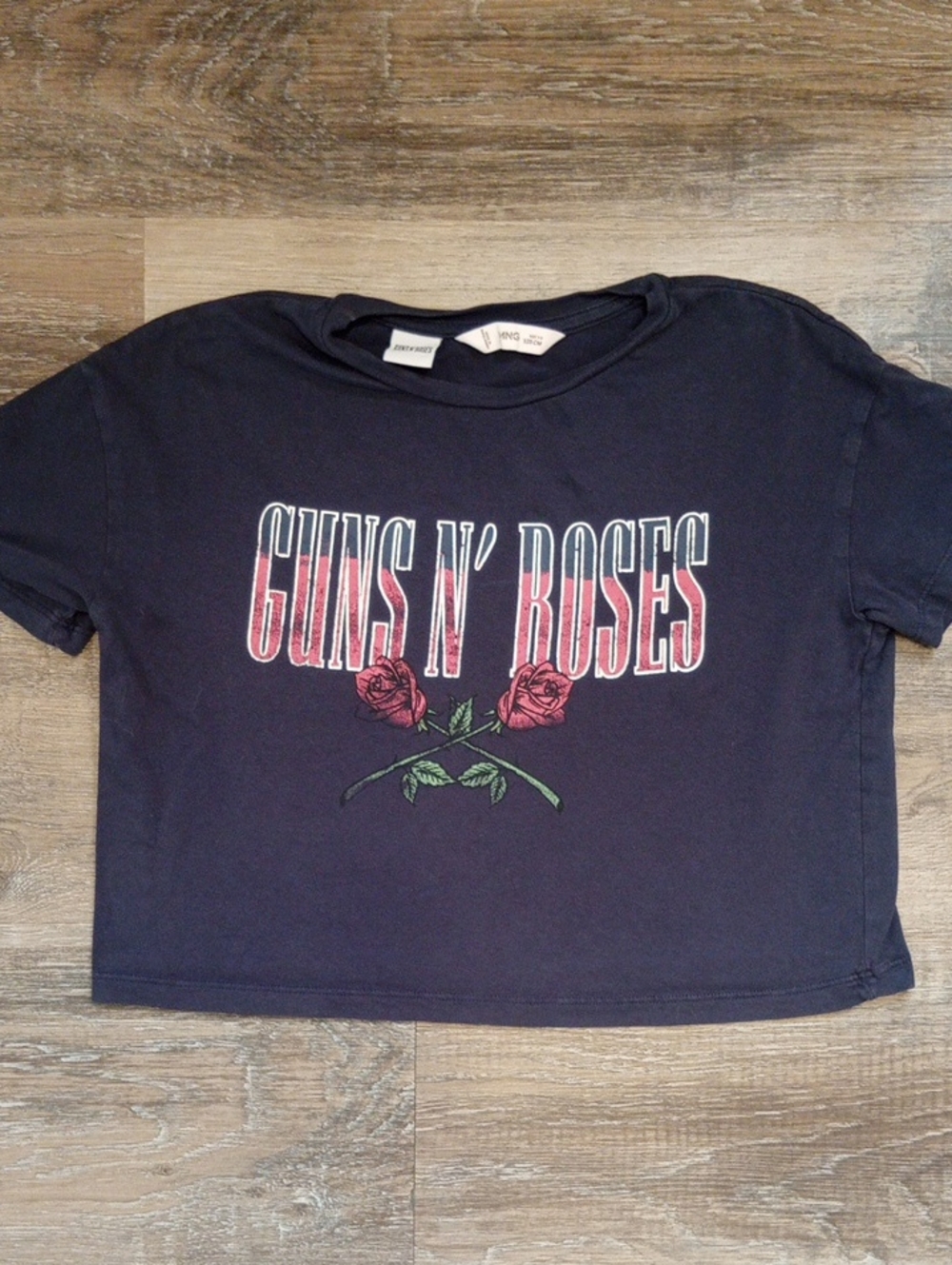 Mango Guns N Roses Short Sleeve T-shirt Size 7/8